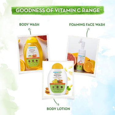 Mamaearth Vitamin C Body Lotion For Women And Men | Deep Hydration | For Radiant Skin | Non-Greasy | Makes Skin Glow - 200ml